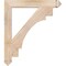 Ekena Millwork Merced Arts & Crafts Smooth Bracket, Douglas Fir, 3 1/2"W x 28"D x 32"H BKT04X28X32MRC03SDF - alternate 4